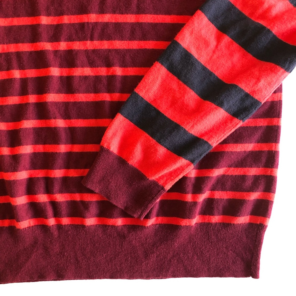 Derek Lam Denim Red/Burg, Cotton/Cashmere Sweater - Picture 6 of 10